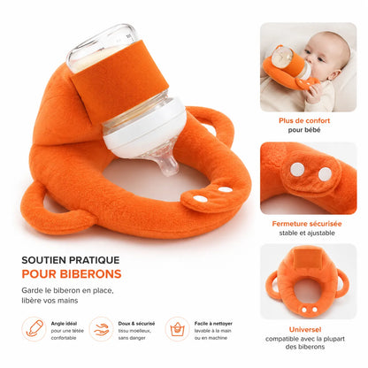 BabyFeed | Coussin Porte-Biberon Bébé Ergonomique et Lavable