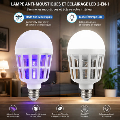 Lampes anti moustique MosquiLight | Ampoule Anti-Moustiques LED