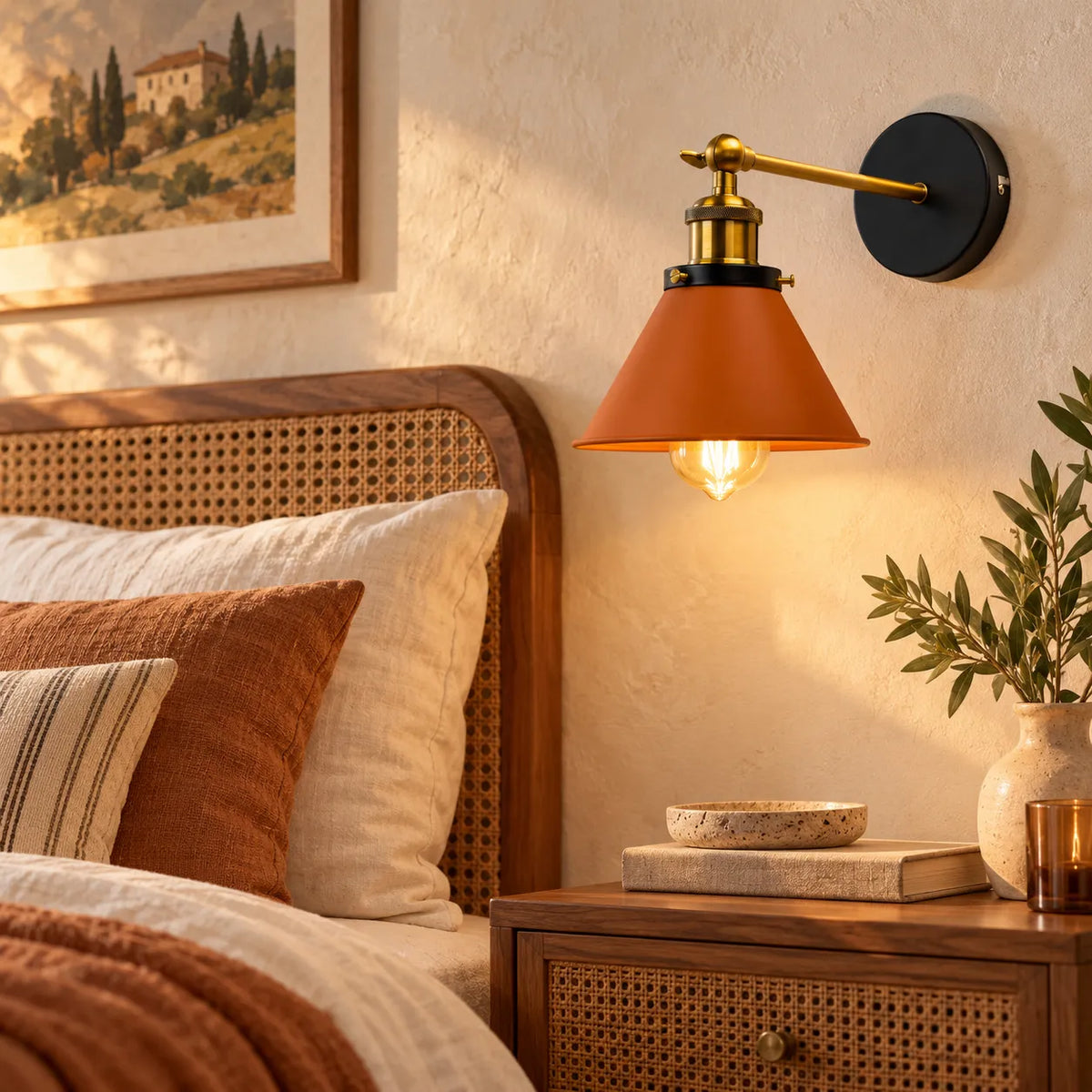Applique Murale Vintage Ferro | Lampe murale industrielle en fer, chambre, salle de bain et bar