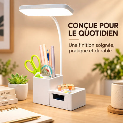 Lampe de Table | Lampe de chevet pliante rechargeable, tactile et variable