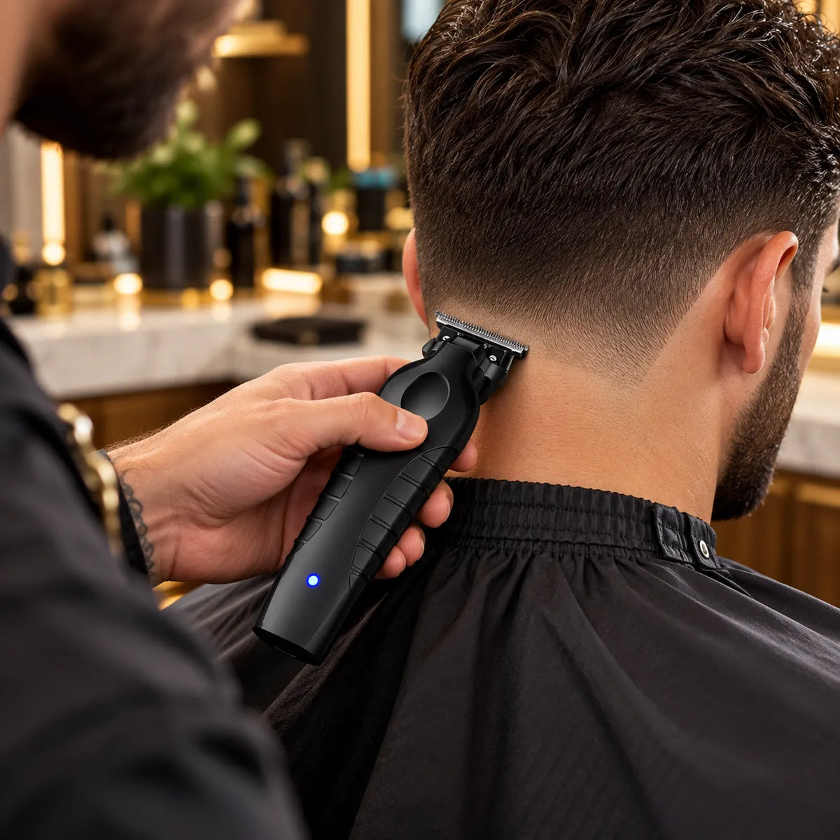 Rasoir électrique pour Homme 2-en-1 avec tondeuse pour barbe et cheveux