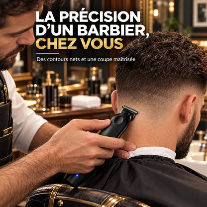 Rasoir électrique pour Homme 2-en-1 avec tondeuse pour barbe et cheveux