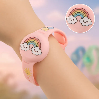 KidTrack | Bracelet Traceur GPS Enfant Compatible AirTag Sans Abonnement