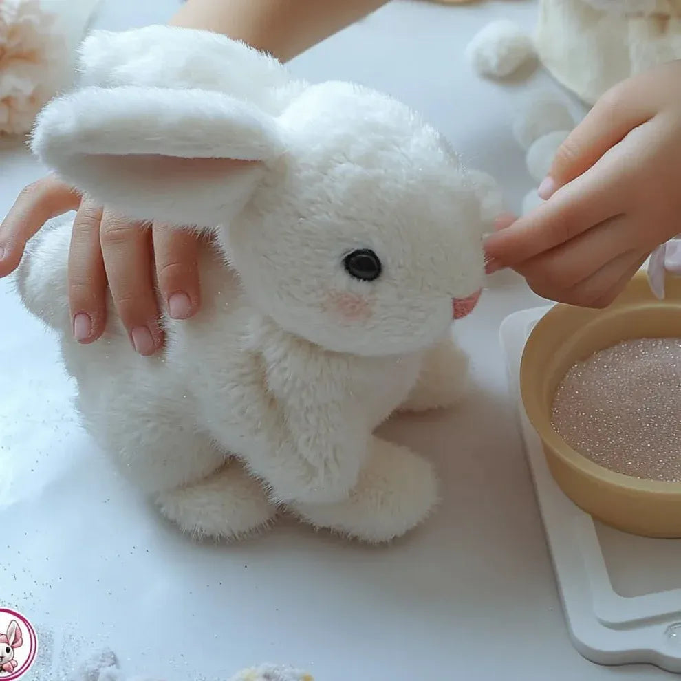 HOPPILOOM™ | Lapin en Peluche Interactif avec Sons et Mouvements