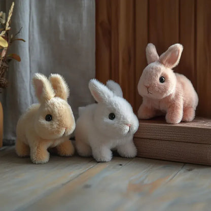 HOPPILOOM™ | Lapin en Peluche Interactif avec Sons et Mouvements
