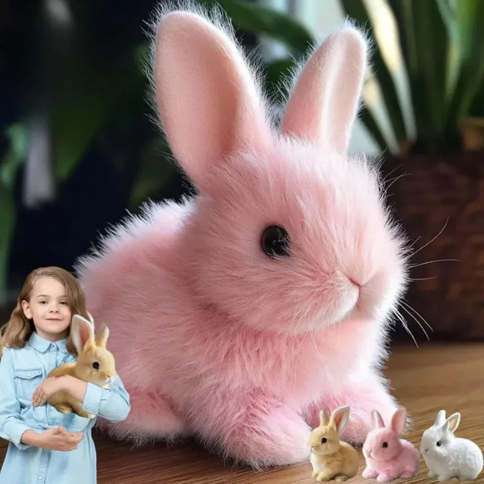 HOPPILOOM™ | Lapin en Peluche Interactif avec Sons et Mouvements