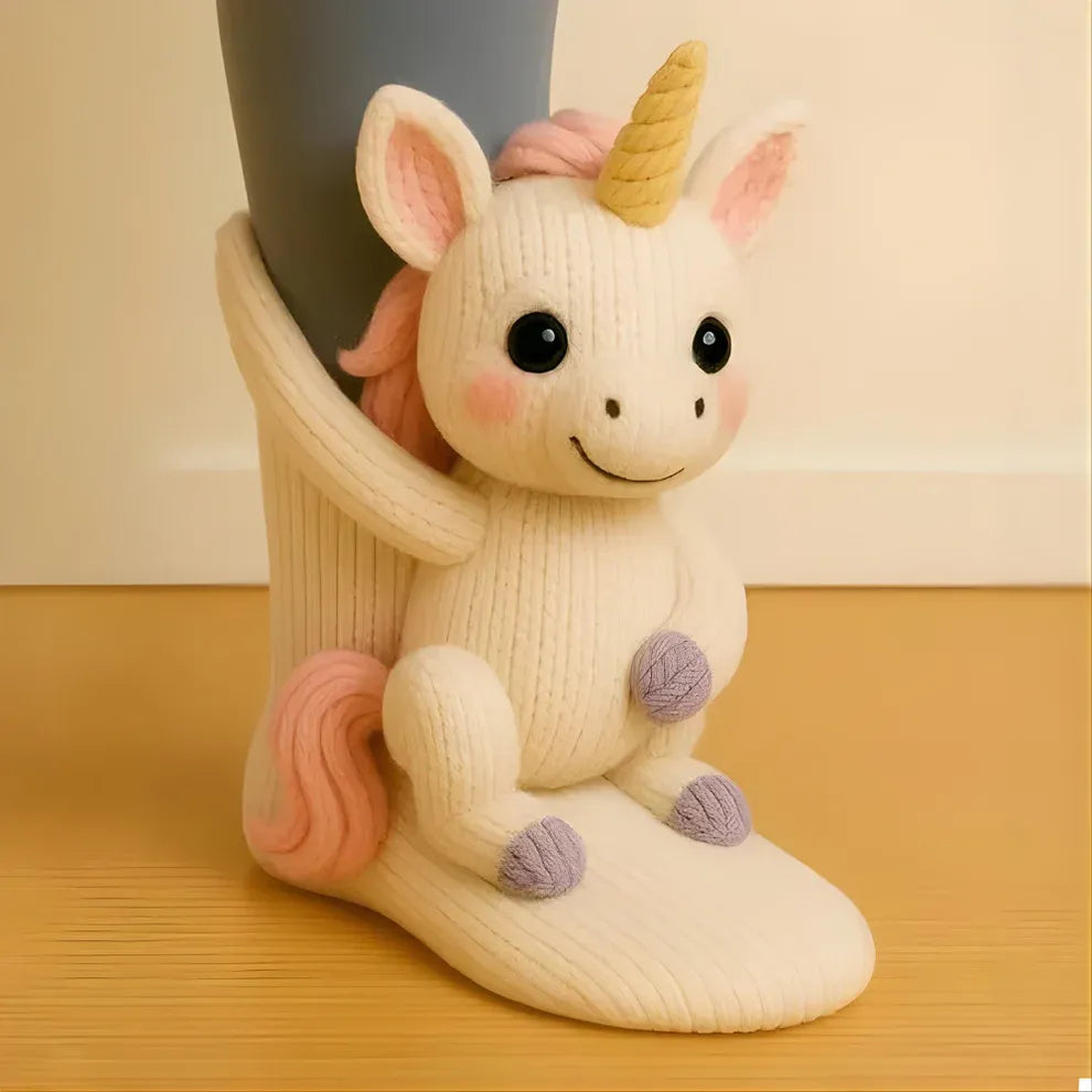 CozyPaws | Chaussettes Cocooning Antidérapantes avec Motif Animal 3D