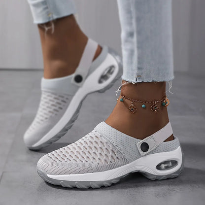 Sabots Orthopédiques Airova | Chaussures femme à amorti coussin d'air et maille respirante