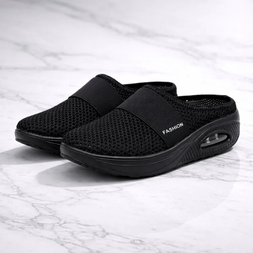 HomeStep | Chaussons Orthopédiques Faciles à Enfiler avec Mesh Respirant