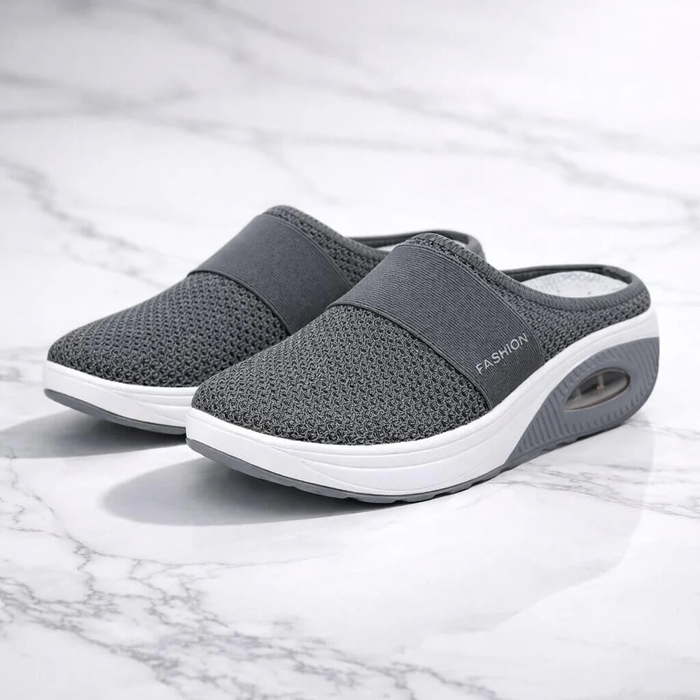 HomeStep | Chaussons Orthopédiques Faciles à Enfiler avec Mesh Respirant