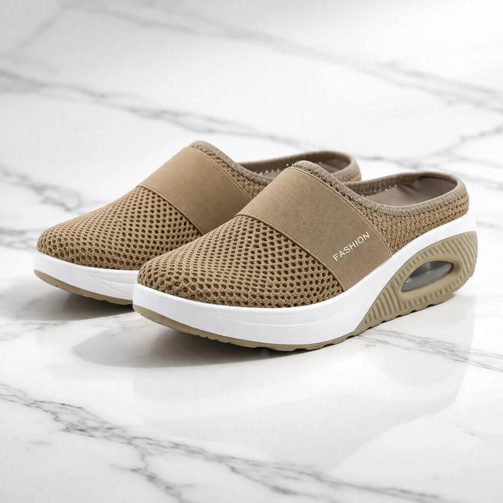 HomeStep | Chaussons Orthopédiques Faciles à Enfiler avec Mesh Respirant
