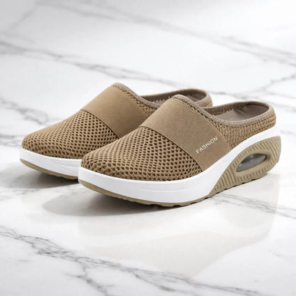 HomeStep | Chaussons Orthopédiques Faciles à Enfiler avec Mesh Respirant
