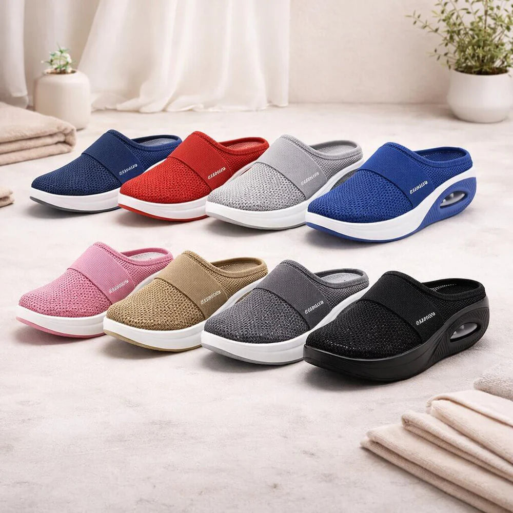 HomeStep | Chaussons Orthopédiques Faciles à Enfiler avec Mesh Respirant