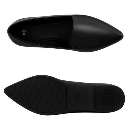 Loafers pour femmes à bout pointu avec semelle mémoire de forme