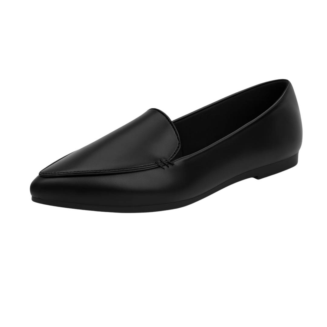 Loafers pour femmes à bout pointu avec semelle mémoire de forme