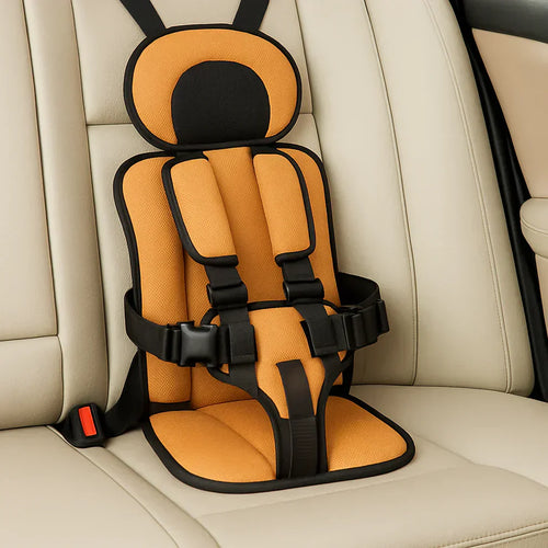 Siège Rehausseur voiture TravelSafe | Rehausseur enfant pliable Orange