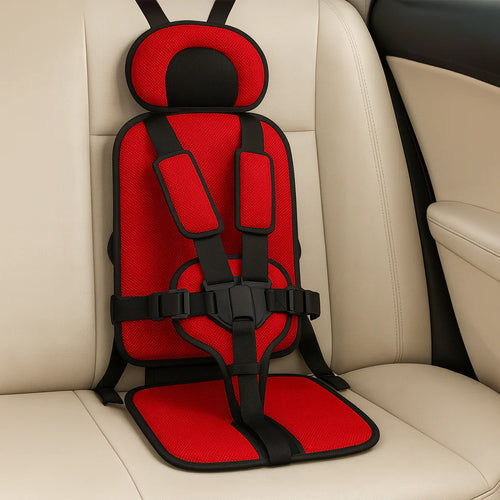 Siège Rehausseur voiture TravelSafe | Rehausseur enfant pliable Rouge