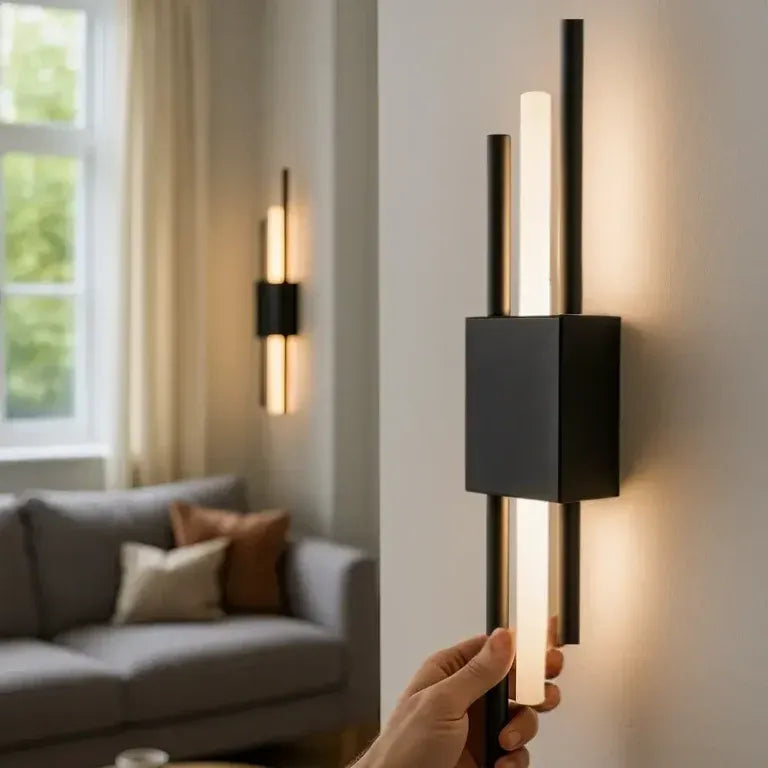 AuraTwin™ -  Applique murale sans fil | Lampe murale LED rechargeable USB-C