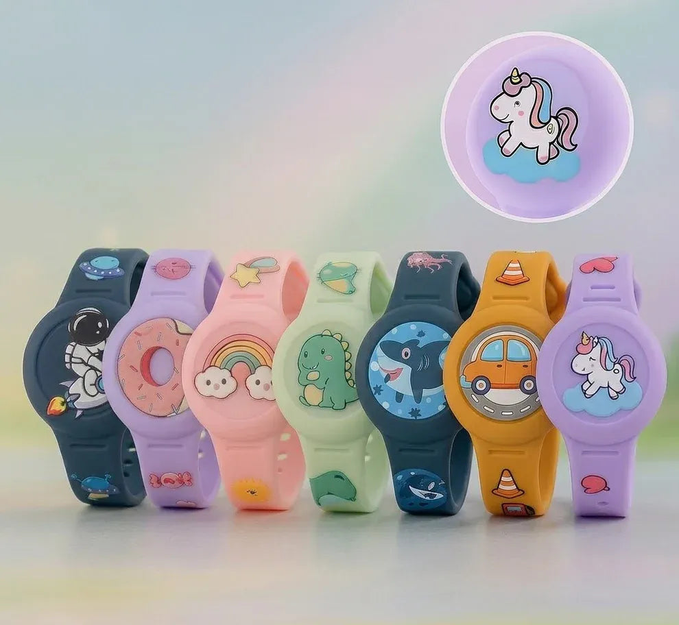 KidTrack | Bracelet Traceur GPS Enfant Compatible AirTag Sans Abonnement