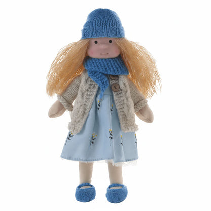 Poupée Waldorf Elora | Poupée faite main en coton doux 28 cm