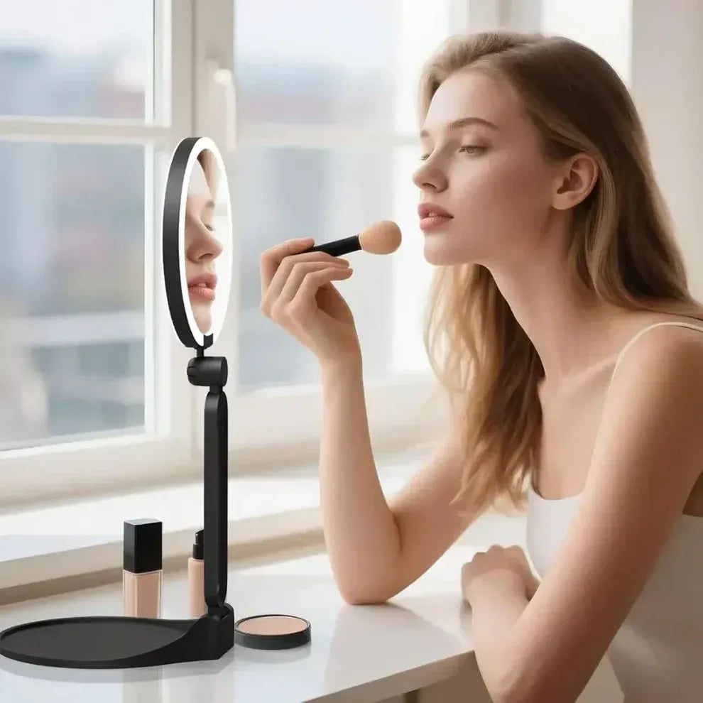 LUMIPRO™ Élégance | Miroir Maquillage LED et coiffeuse