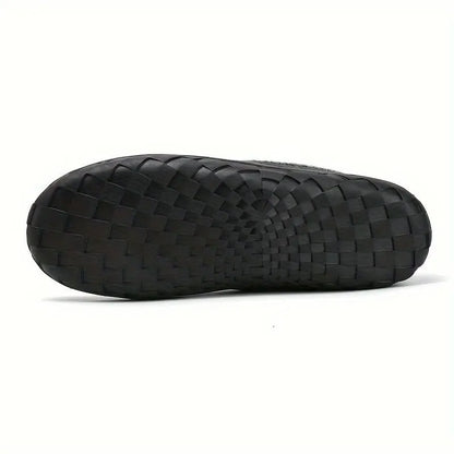 TERRAWOOL | Mocassins Homme Chauds en Laine Synthétique pour la Maison