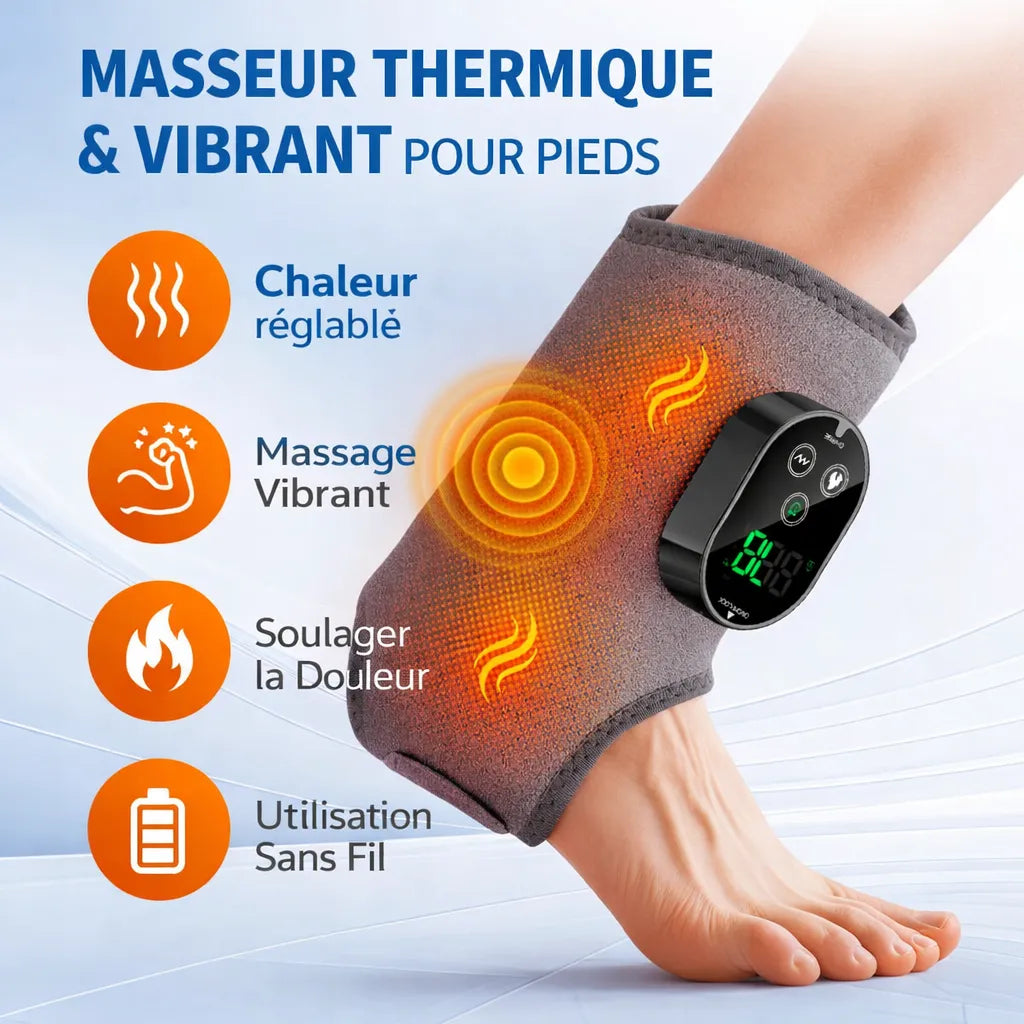 Masseur de Pied Électrique | Appareil de Massage des Pieds Réflexologie