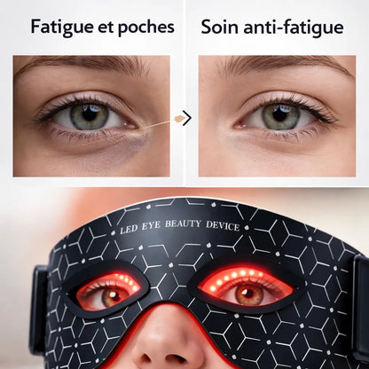 Masque LED Anti-Cernes – Masque Luminothérapie Yeux Lumière Rouge