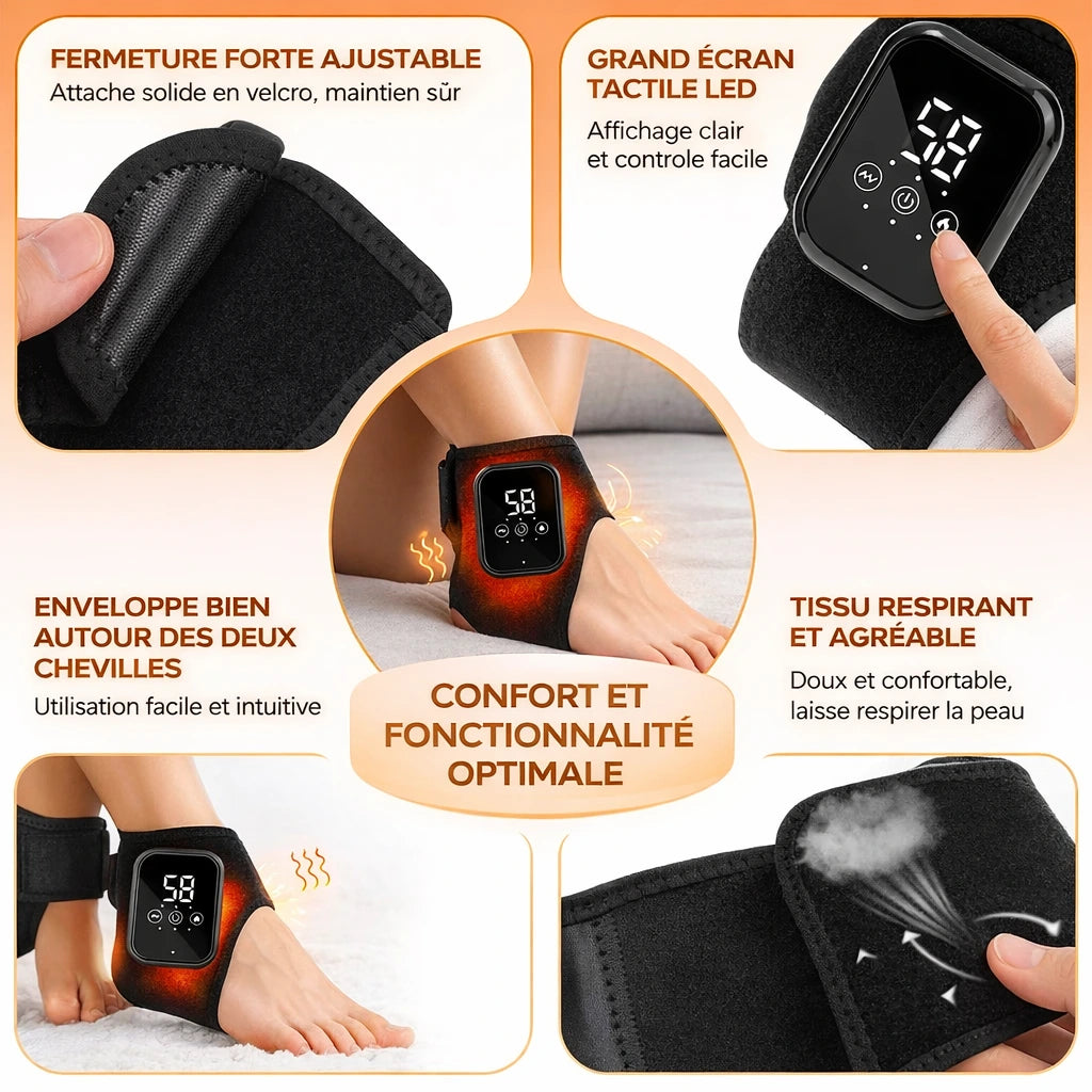 Masseur Cheville Chauffant Sans Fil