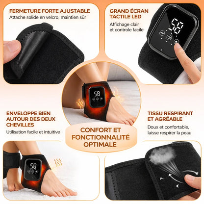 Masseur Cheville Chauffant Sans Fil