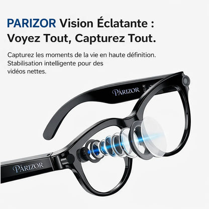 VisionAI Glass – lunettes avec caméra espion - mini caméra de surveillance