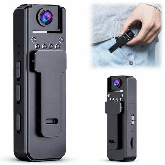 ClipCam Pro - mini caméra de surveillance, caméra espion portable, camera miniature