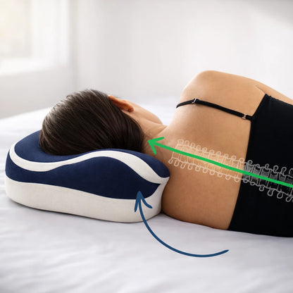 Oreiller Cervical Ergonomique à Mémoire de Forme
