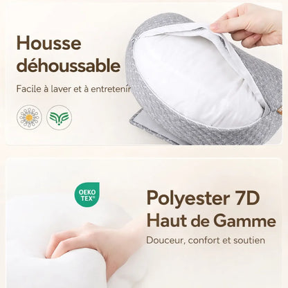 Coussin de Grossesse Ergonomique – Oreiller Femme Enceinte