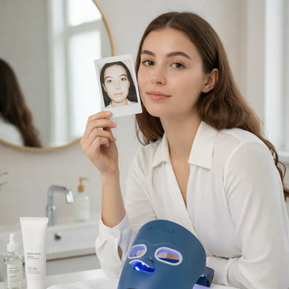 Masque Luminothérapie LED Visage – Soin Anti-Imperfections