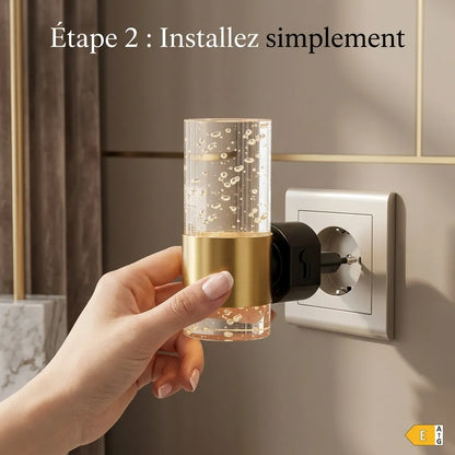 Applique Murale pour Chambre — Veilleuse LED à brancher