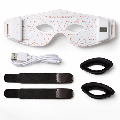 Masque LED Anti-Cernes – Masque Luminothérapie Yeux Lumière Rouge