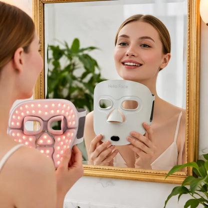 Masque Luminothérapie LED Visage – Soin Anti-Imperfections