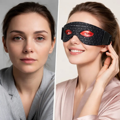 Masque LED Anti-Cernes – Masque Luminothérapie Yeux Lumière Rouge