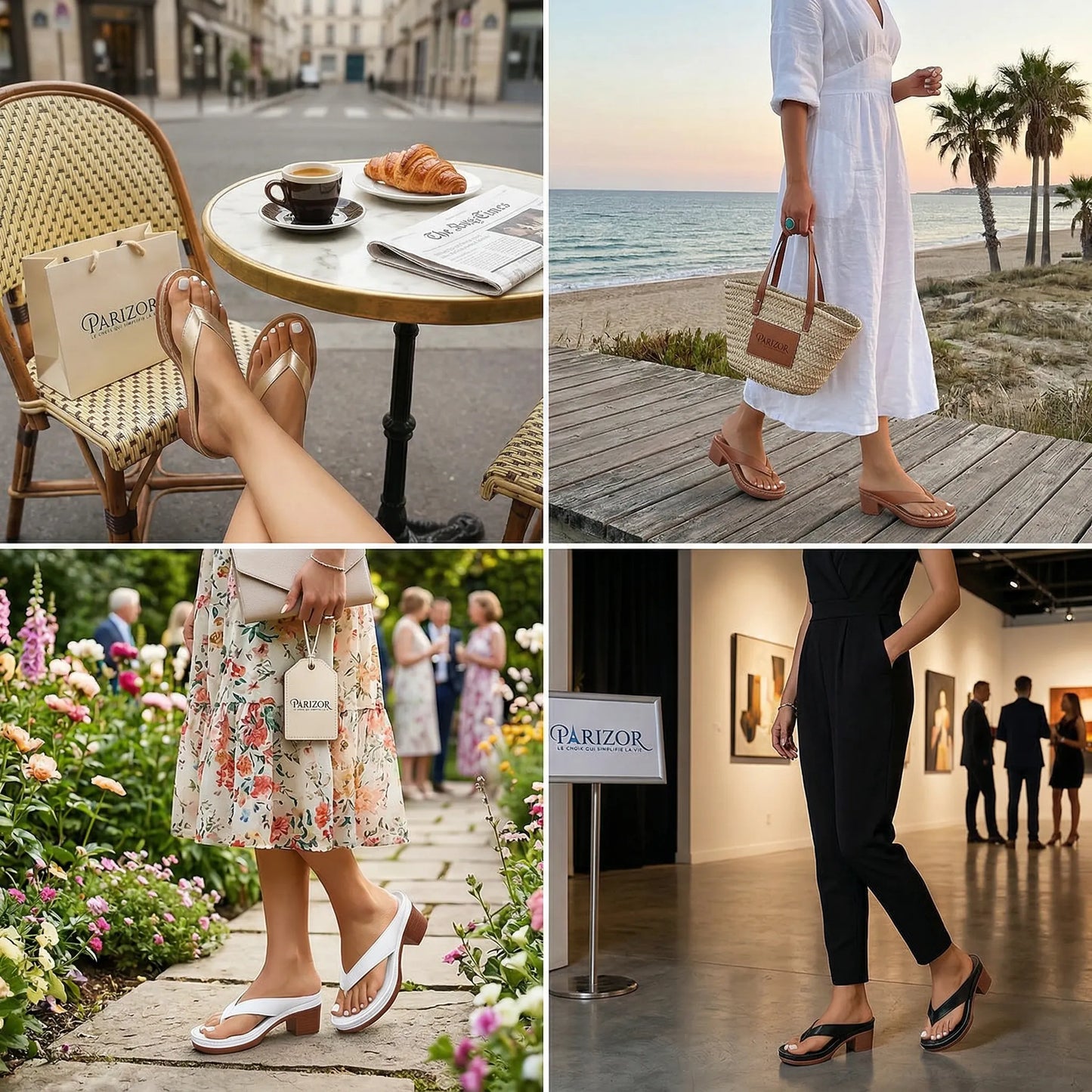 LUXARA DORÉ™ | Sandales Dorées Femme Élégantes Été – Plateforme Talon Confort