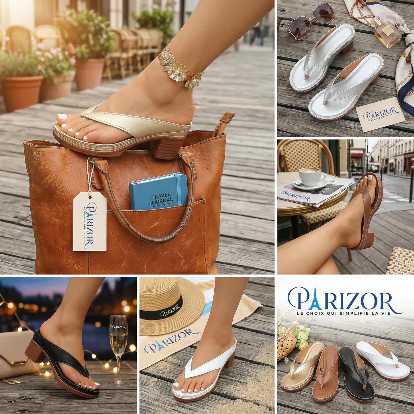 LUXARA DORÉ™ | Sandales Dorées Femme Élégantes Été – Plateforme Talon Confort