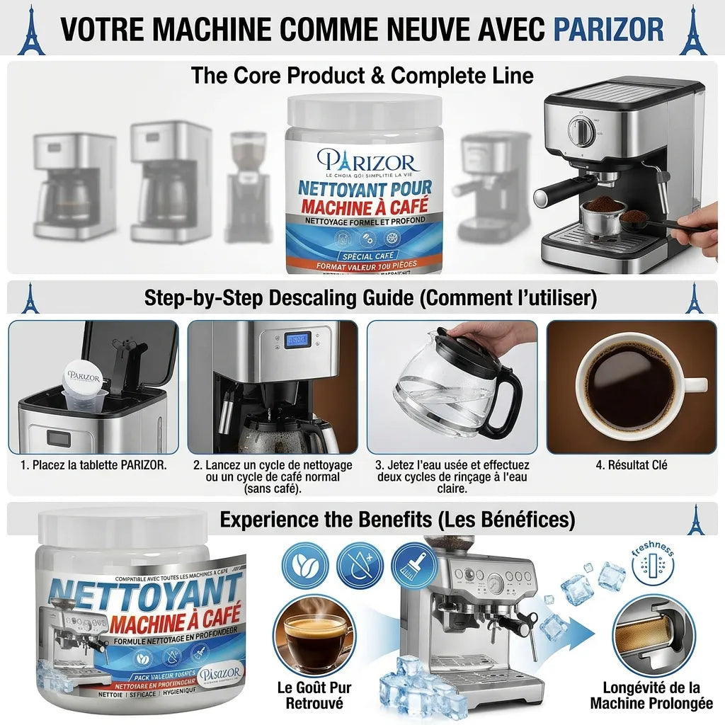 Detartrant cafetiere Universelles Cafetière – Pack 100