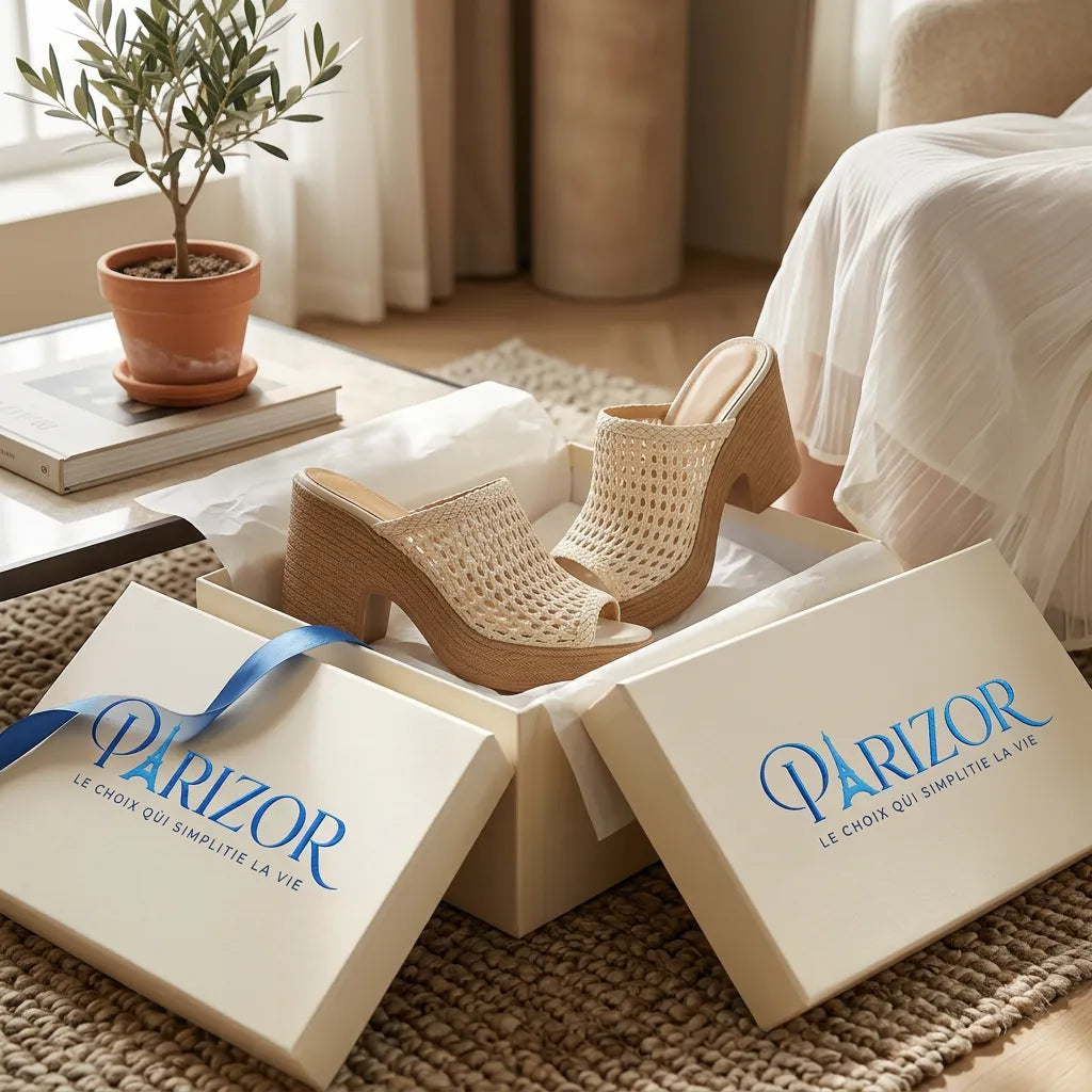 LUXE PLATFORM™ – Sandales Plateforme Femme Élégance & Hauteur Confort