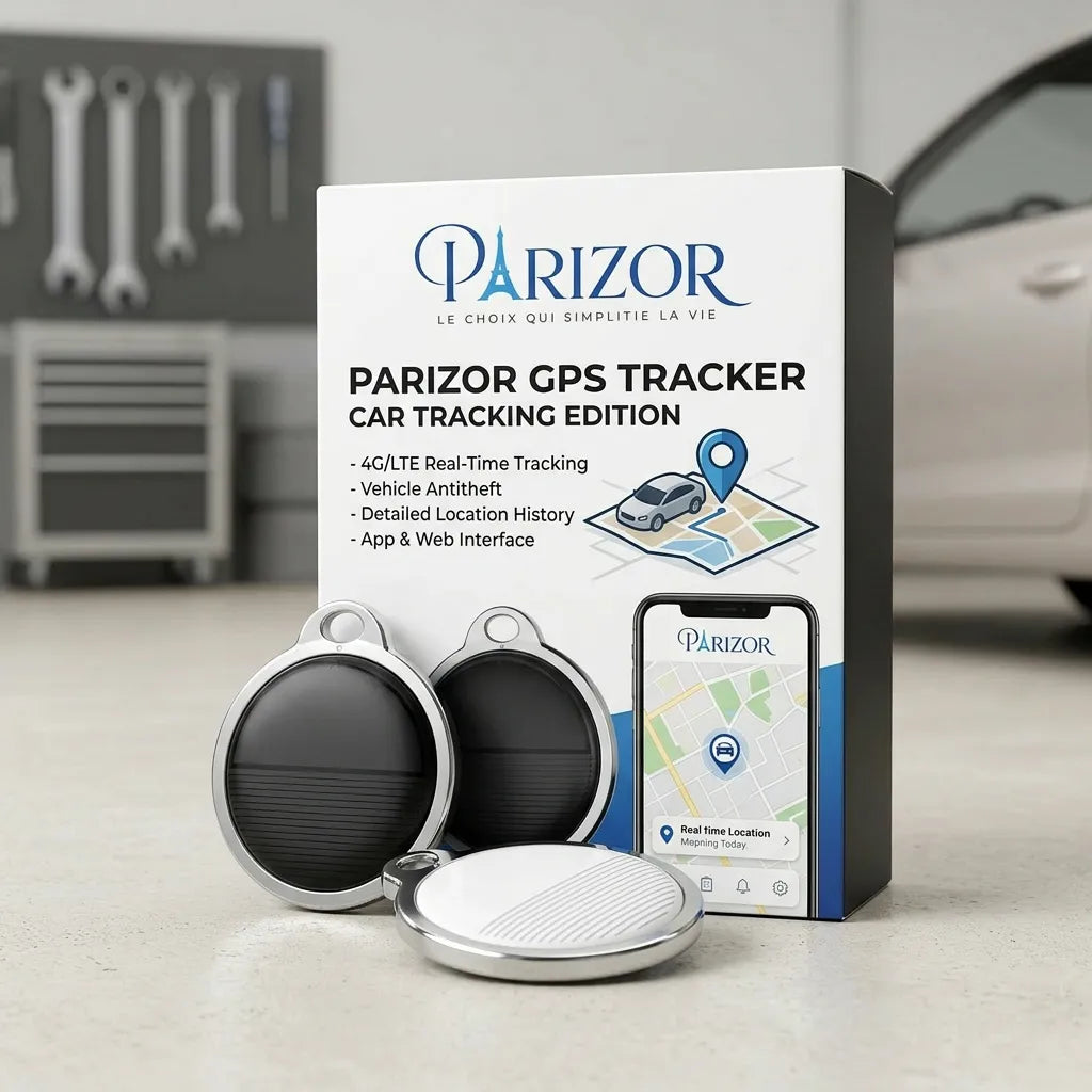 Trackéo Pro - Mini Traceur GPS Bluetooth Compatible Traceur GPS Sans Abonnement Compatible