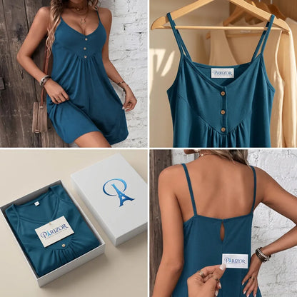 Élance Paris™ – Tunique Longue Femme Fluide Été