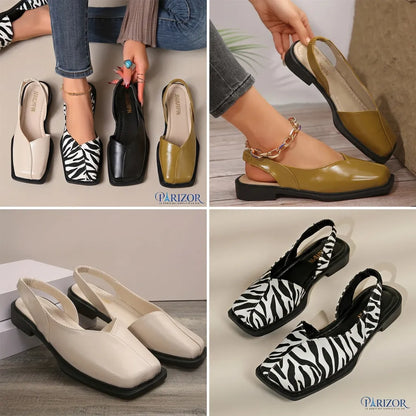 NOIRÉA ÉLÉGANCE™ | Sandales Plates Noires Femme Élégantes Été – Confort Chic