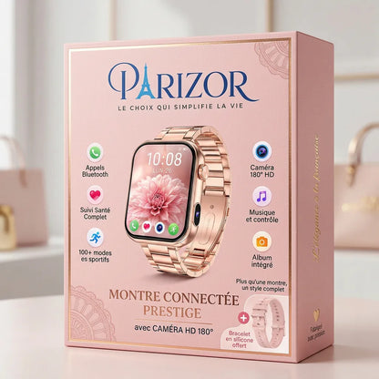 SnapWatch Pro | Montre connectée femme sport avec Caméra HD – Appels Bluetooth