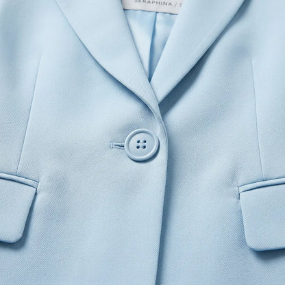 Élégance Prestige | Ensemble Tailleur Femme Blazer Long
