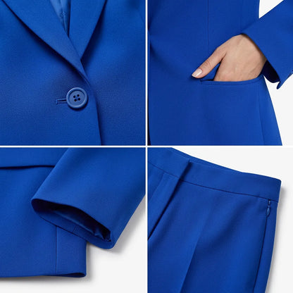 Élégance Prestige | Ensemble Tailleur Femme Blazer Long
