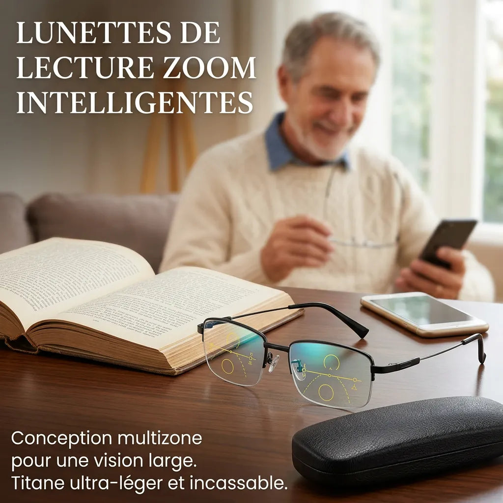 Lunettes Progressives VisionPro | Verres photochromiques intelligents multifocaux